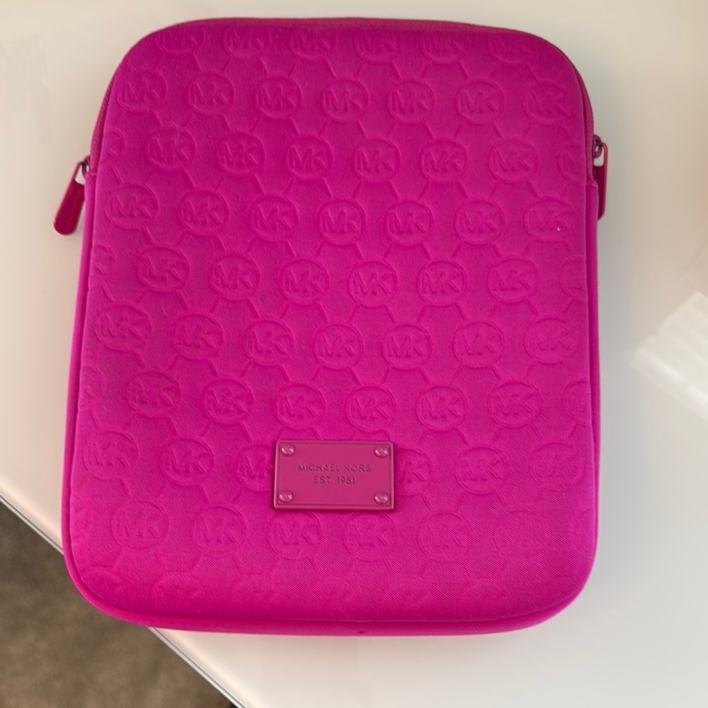 Michael Kors Fuchsia Tablet Sleeve